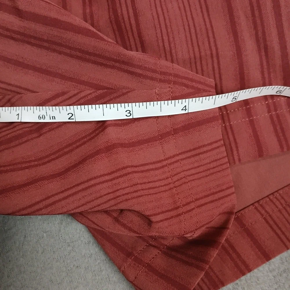 VRST Mens 5 Inch Resort Short Desert Rust Calm Stripe Slim‎ Fit XL MAX2004645P